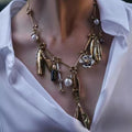 Bloom Necklace Gold & Silver