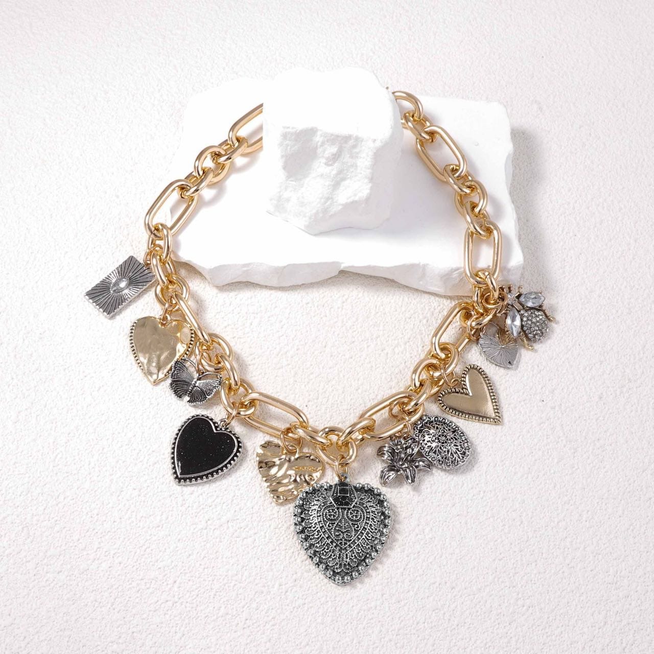 Heart charm Necklace