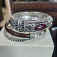 Ruhani Ruby Bangle Set