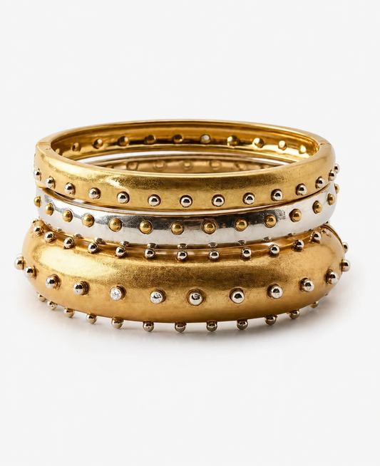 Luna Dot Trio Bracelets