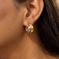 Crossover Dual Tone Hoops