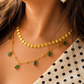 Emerald Grace Layered Necklace Set