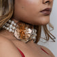 Rosaline Pearl Choker Gold & Silver