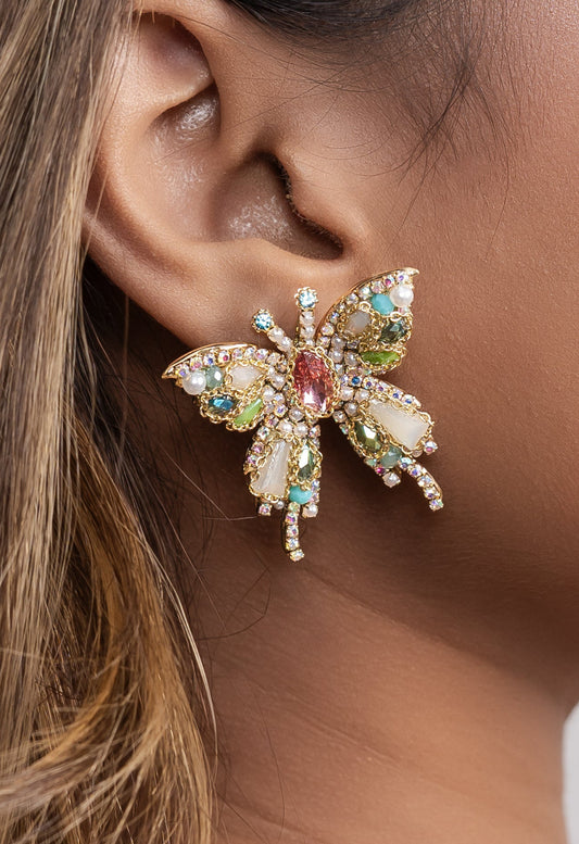butterfly earring