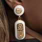 Opal Crest Earrings