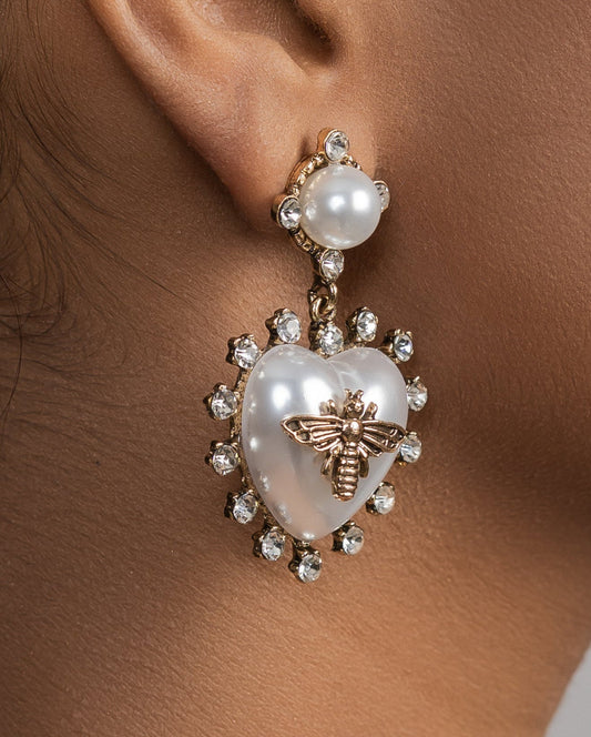 Vintage Heart Drop