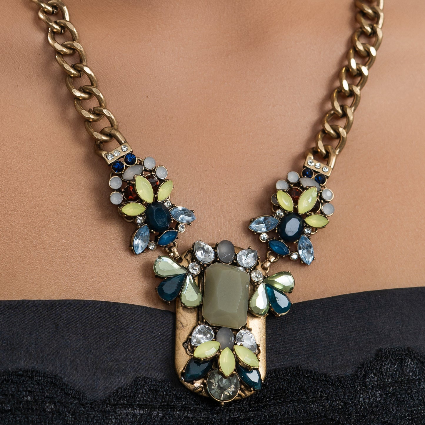 Crystal Green Necklace