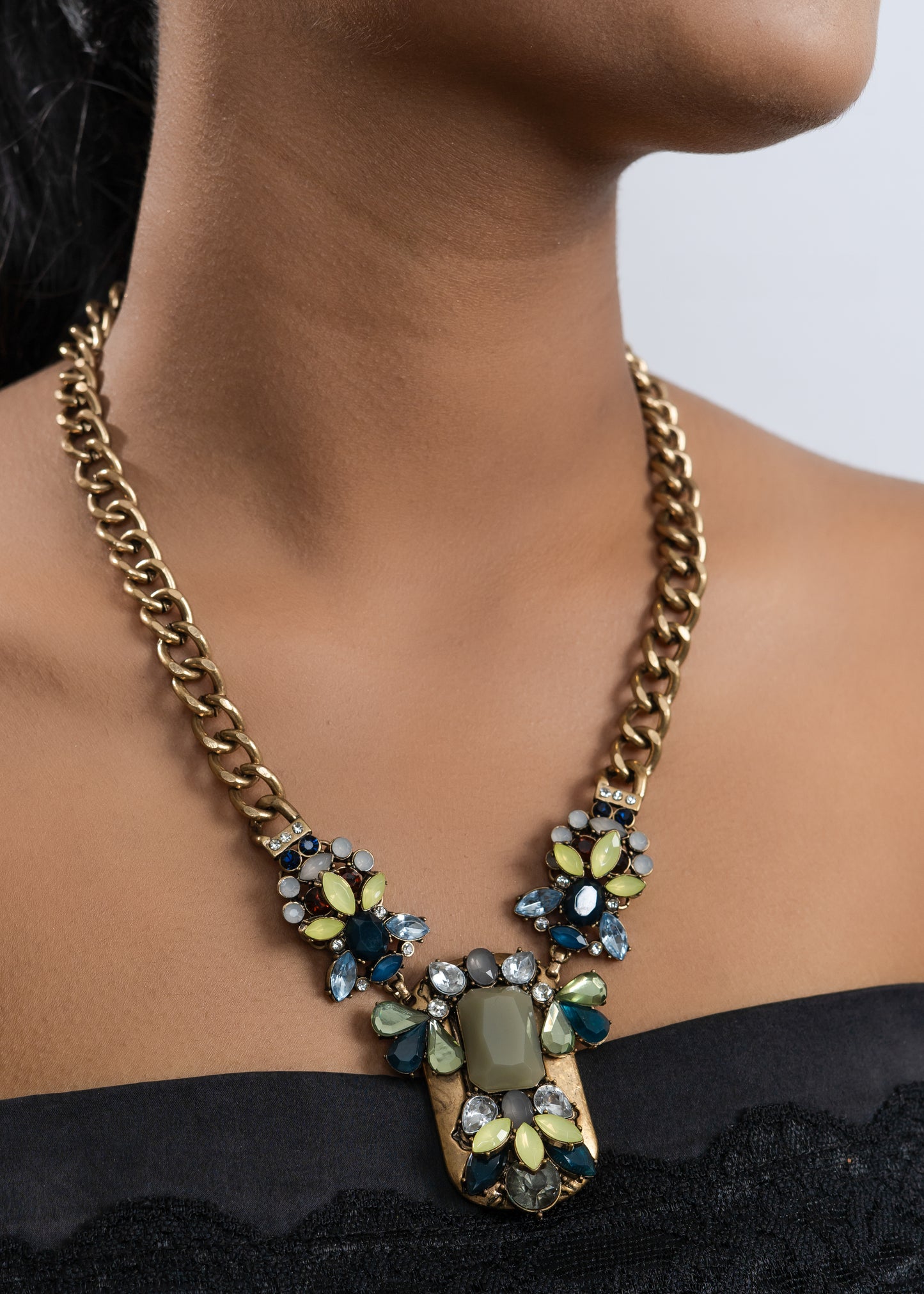Crystal Green Necklace