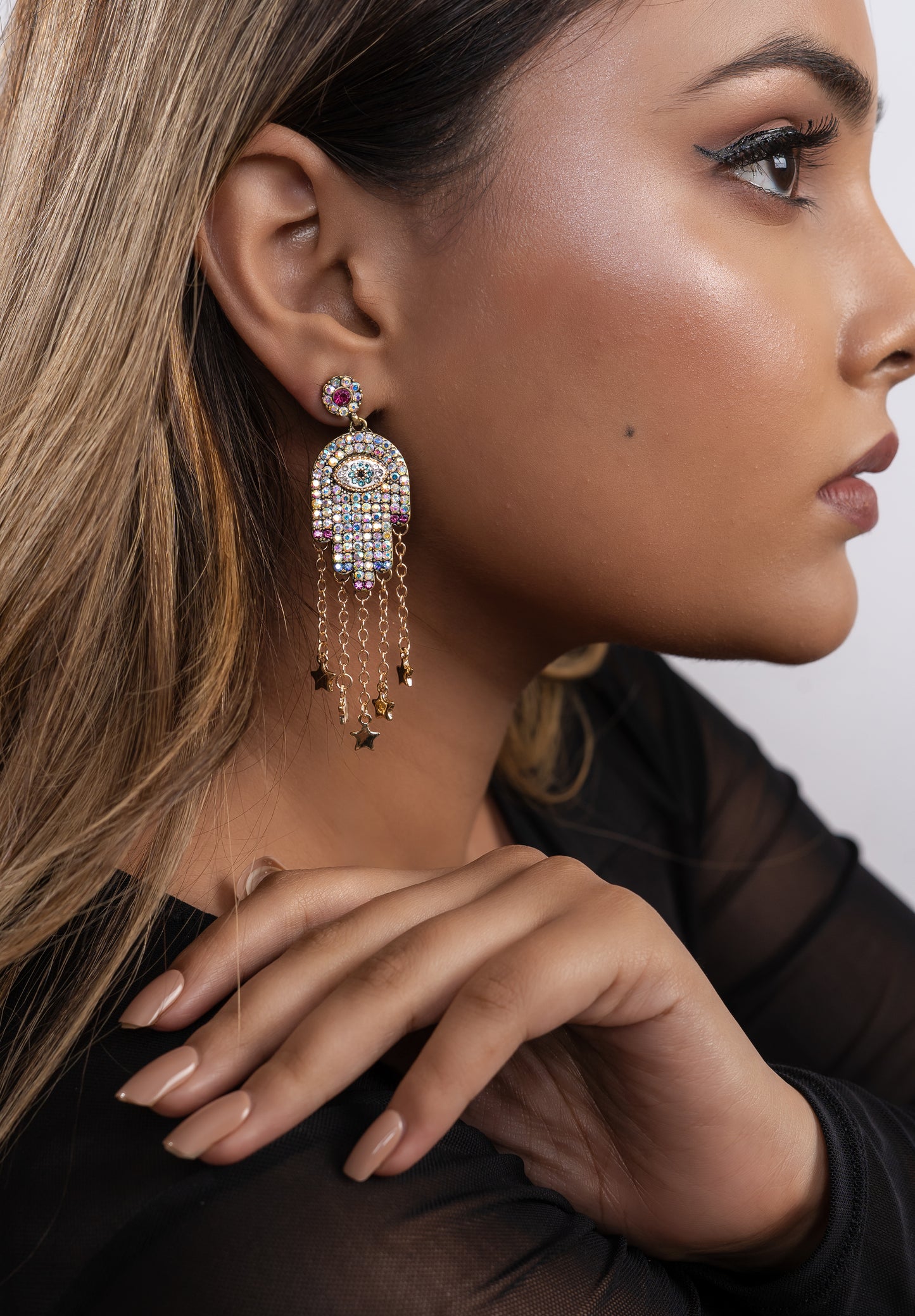 Hamsa Evil eye Drops