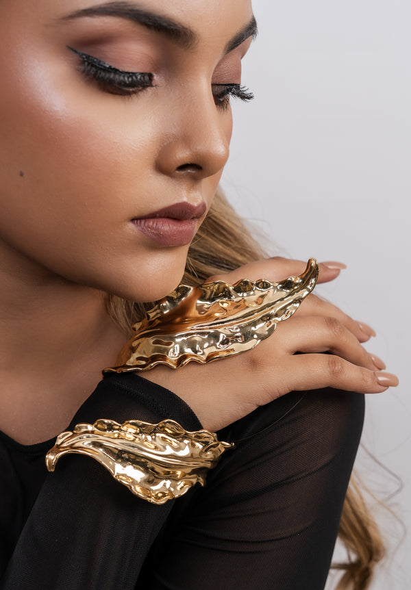 Leaf Cuff Gold