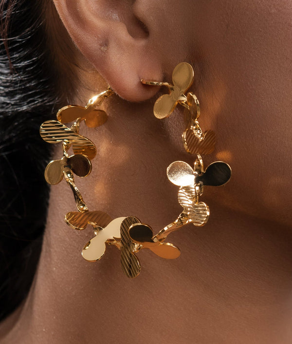 Gilded Hoops