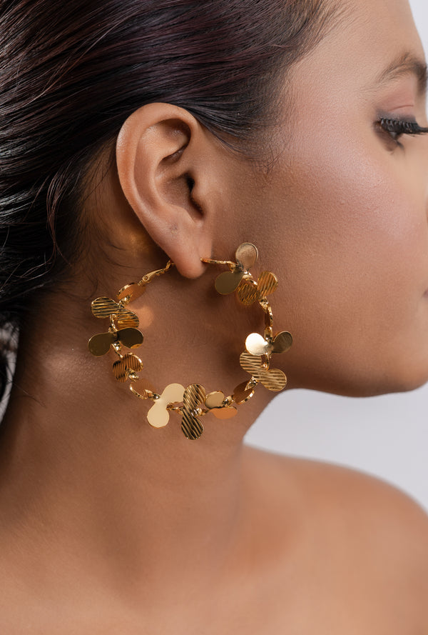 Gilded Hoops