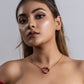 Bedazzled lips pendant