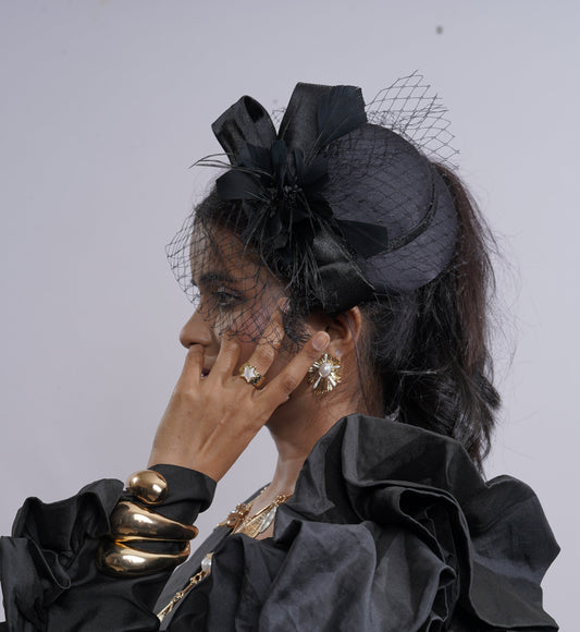 Black Fascinator