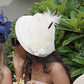 Cream Fascinator