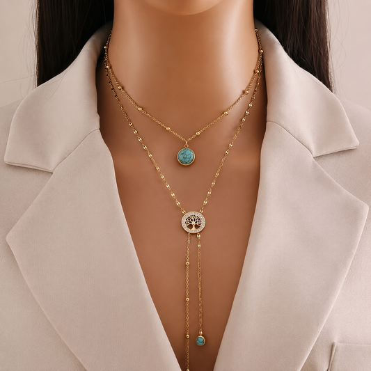 Aurora Tree of Life Necklace