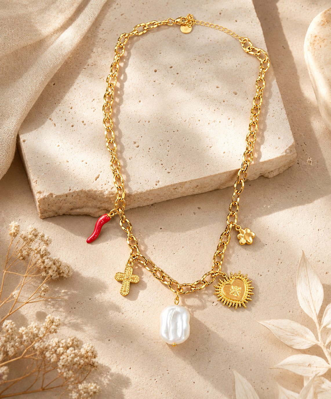 The Amalfi Charm Necklace