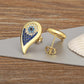 Nazar Teardrop Studs