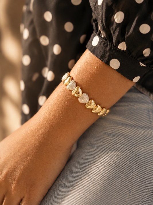 Eternal Hearts Cuff