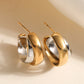 Crossover Dual Tone Hoops