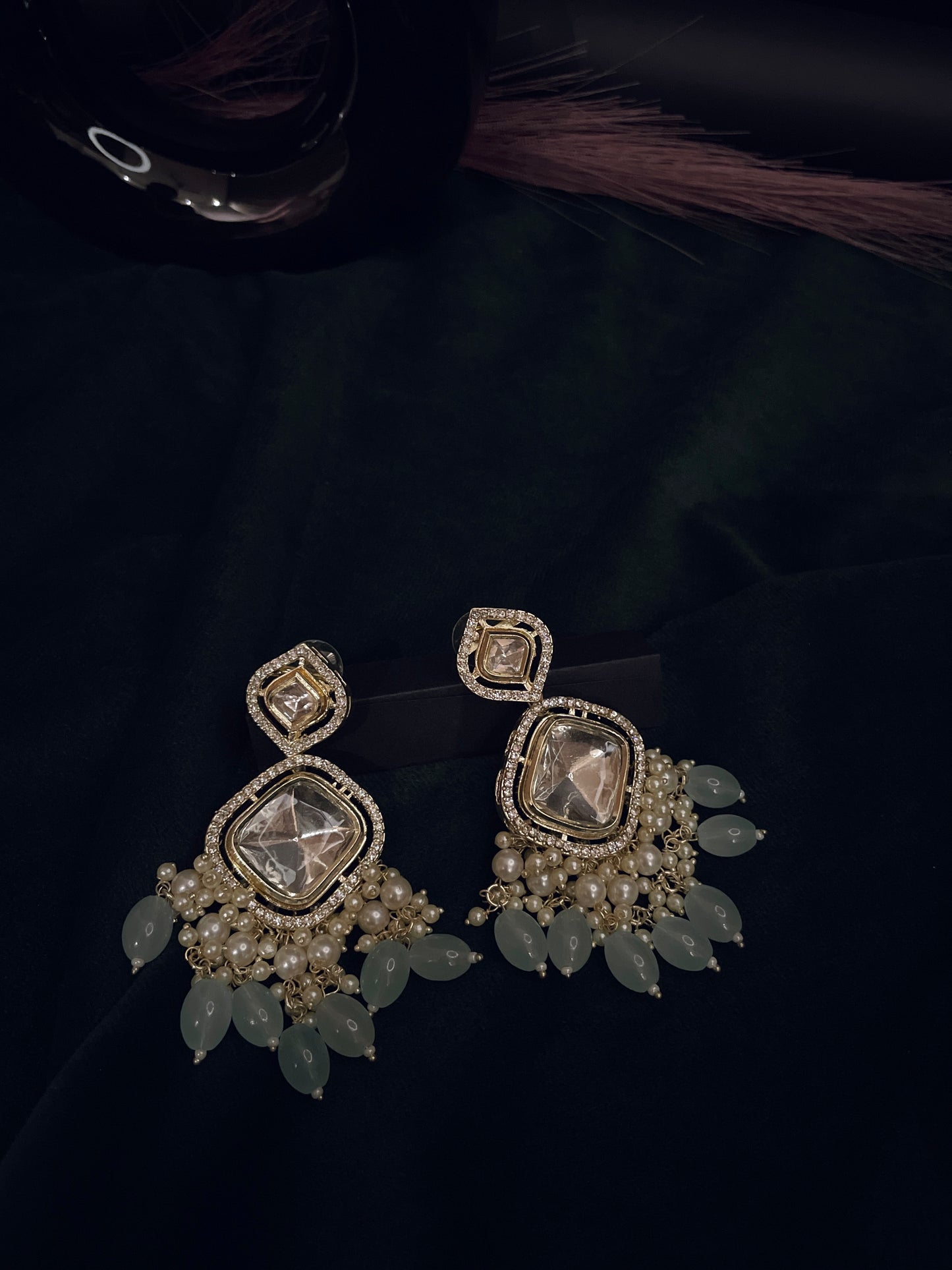 Aaranya Polki Pastel Earring