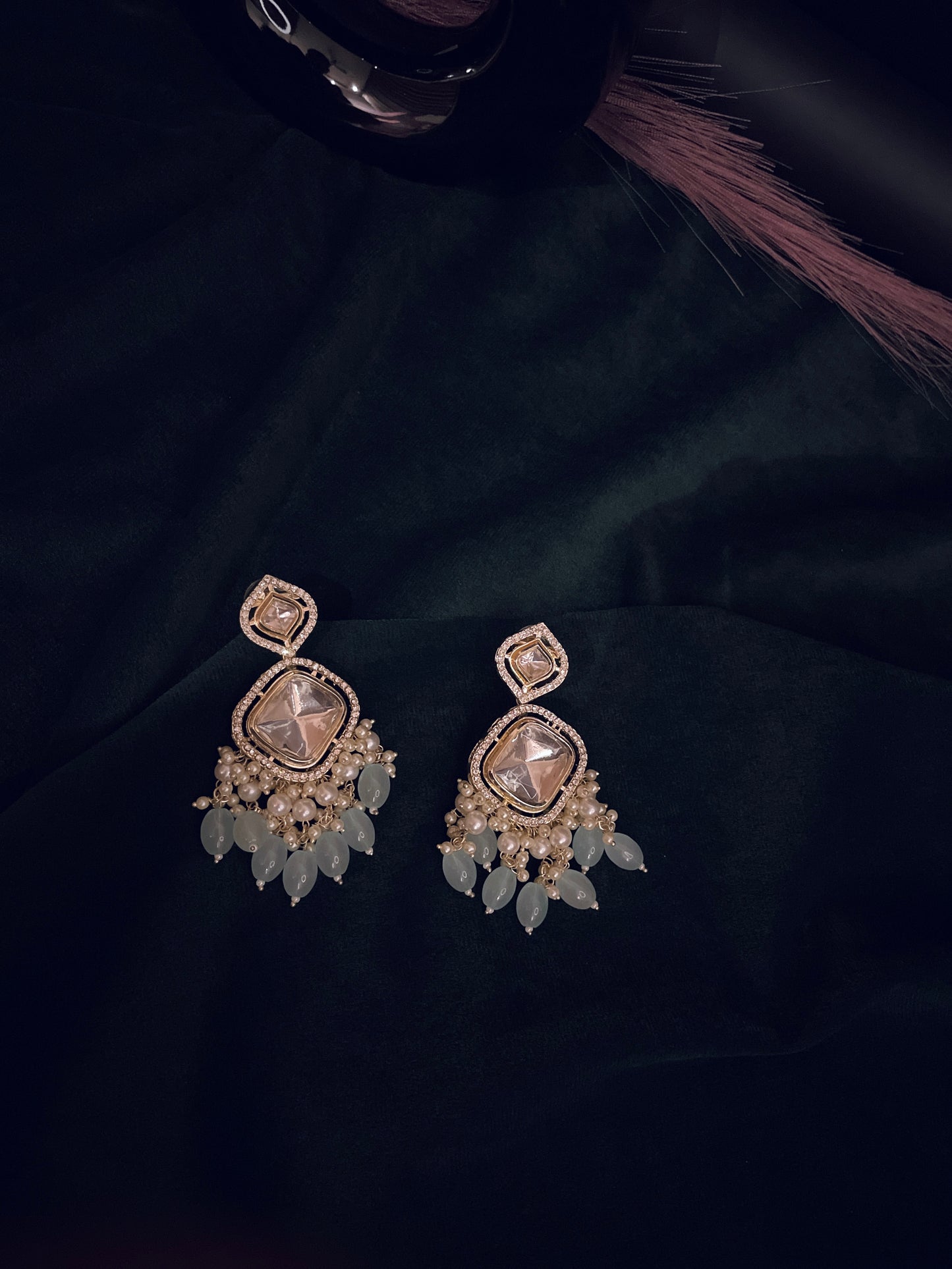 Aaranya Polki Pastel Earring