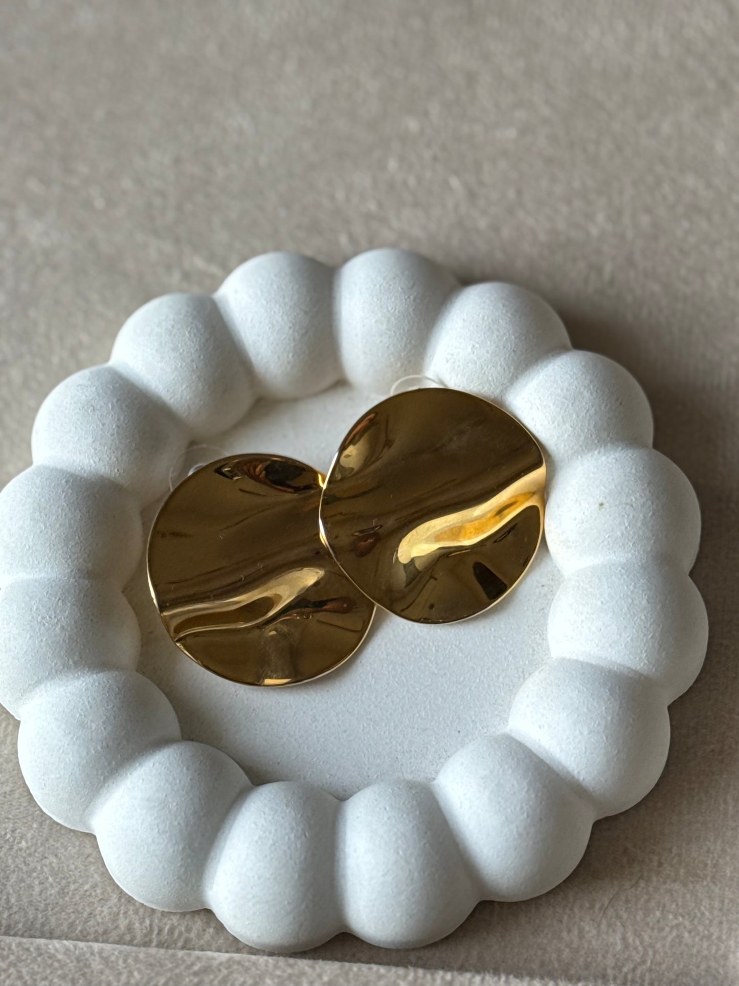 Golden Shield Earrings
