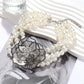Rosaline Pearl Choker Gold & Silver