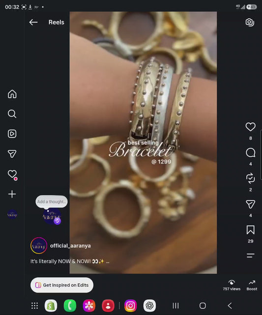 Luna Dot Trio Bracelets